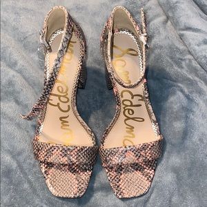 Sam Edelman chunky block heels